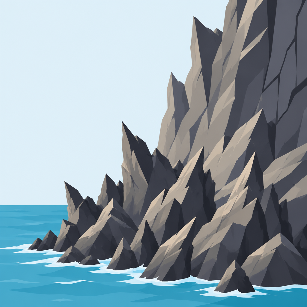 jagged