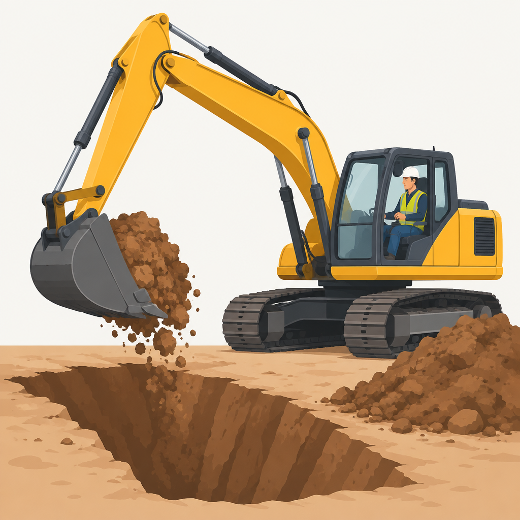 excavate
