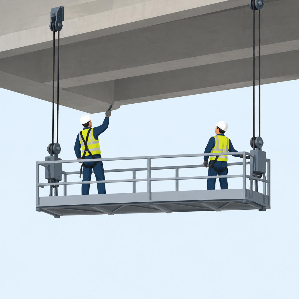 suspended platform
